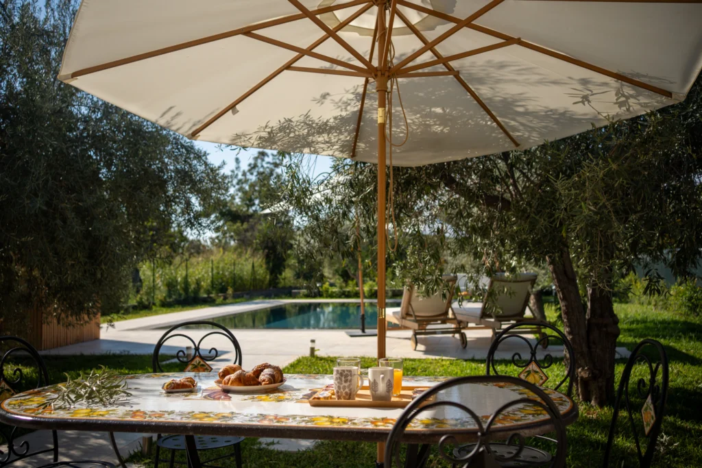 villa sicile ext petit dej